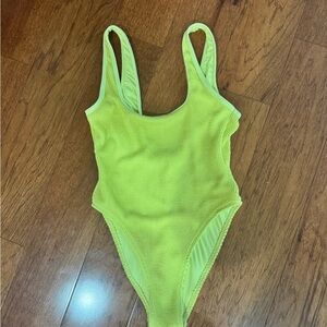 Good American Ribbed One Piece Swimsuit NWOT Sz S/M